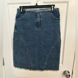 Blue Denim Skirt